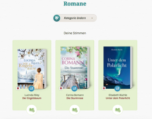 Lovelybooks Leserpreis 2015 Romane